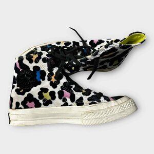 Converse Chuck Taylor All Star Velvet Leopard Print High Tops – Women’s 5.5 / 36
